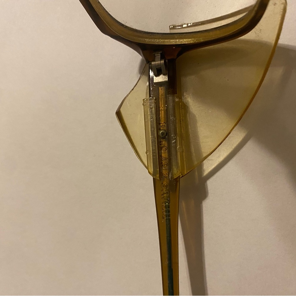 Vintage Titmus Brown Safety Glasses - Picture 4 of 4
